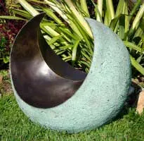Curvation - stunning bronze resin sculpture