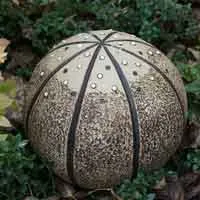 urchin pod - round pottery sculpture