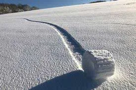 snow bales